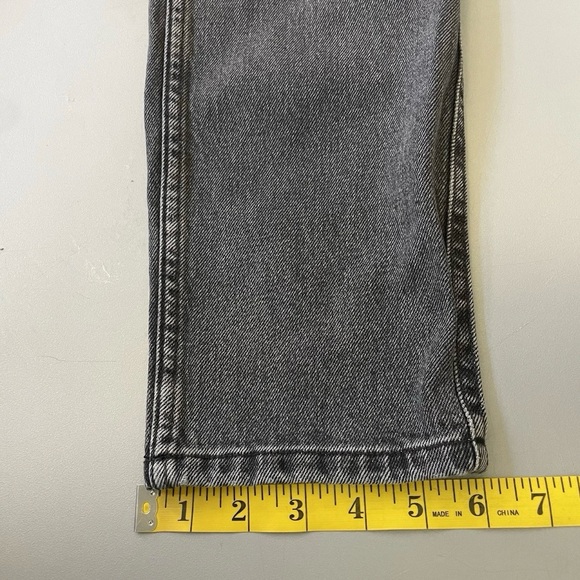 Sézane Brut Sexy Organic Cotton Straight Leg Middle Grey Jeans 36 / US 4 Tall - Picture 16 of 16